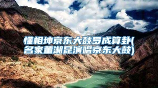 懂相坤京东大鼓罗成算卦(名家董湘昆演唱京东大鼓)