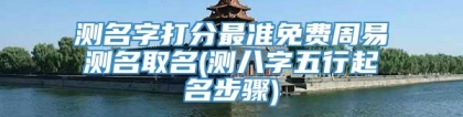 测名字打分最准免费周易测名取名(测八字五行起名步骤)