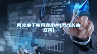 丙火生于卯月喜用神(丙戊长生在寅)