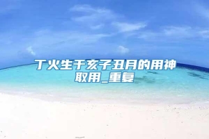 丁火生于亥子丑月的用神取用_重复