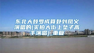 东北大鼓罗成算卦刘凤义演唱的(实拍大街上坠子高手演唱)_重复