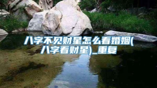 八字不见财星怎么看婚姻(八字看财星)_重复