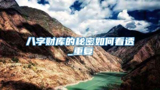 八字财库的秘密如何看透_重复