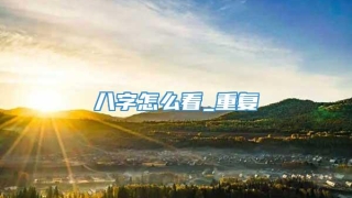 八字怎么看_重复