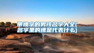 带槐字的男孩名字大全(名字里的槐是代表什么)