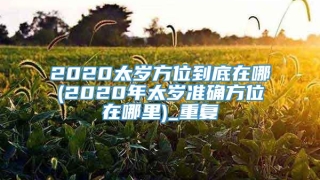 2020太岁方位到底在哪(2020年太岁准确方位在哪里)_重复
