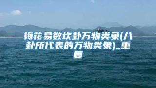 梅花易数坎卦万物类象(八卦所代表的万物类象)_重复