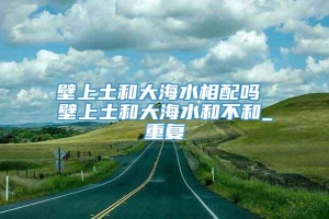 壁上土和大海水相配吗 壁上土和大海水和不和_重复