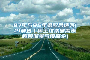 87年与95年婚配合适吗(21调查丨稀土钕铁硼需求超预期景气度高企)