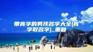 带宵字的男孩名字大全(宵字取名字)_重复