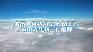 农历二月初八是什么日子(农历大年初二)_重复
