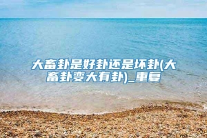 大畜卦是好卦还是坏卦(大畜卦变大有卦)_重复
