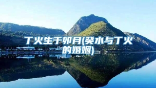 丁火生于卯月(癸水与丁火的婚姻)