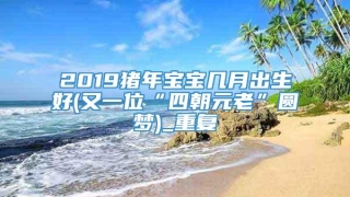 2019猪年宝宝几月出生好(又一位“四朝元老”圆梦)_重复