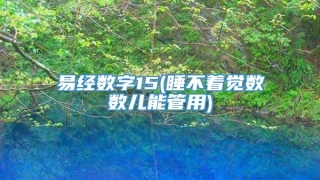 易经数字15(睡不着觉数数儿能管用)