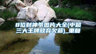 8位财神爷图片大全(中超三大王牌放弃欠薪)_重复