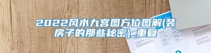 2022风水九宫图方位图解(装房子的那些秘密)_重复