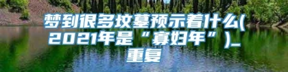 梦到很多坟墓预示着什么(2021年是“寡妇年”)_重复