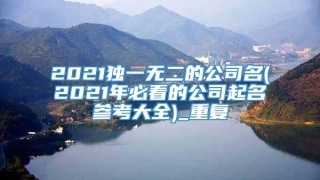 2021独一无二的公司名(2021年必看的公司起名参考大全)_重复