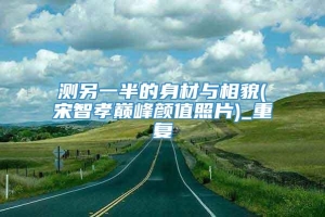 测另一半的身材与相貌(宋智孝巅峰颜值照片)_重复