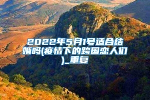 2022年5月1号适合结婚吗(疫情下的跨国恋人们)_重复