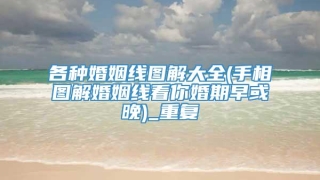 各种婚姻线图解大全(手相图解婚姻线看你婚期早或晚)_重复