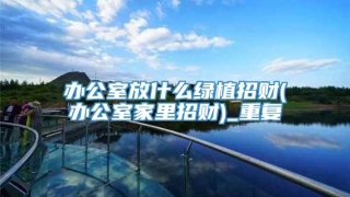 办公室放什么绿植招财(办公室家里招财)_重复