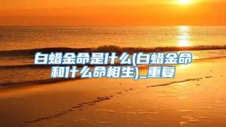 白蜡金命是什么(白蜡金命和什么命相生)_重复