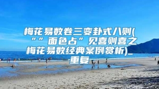 梅花易数卷三变卦式八则(“”面色占”见喜则喜之梅花易数经典案例赏析)_重复