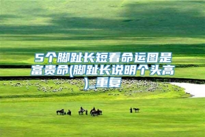 5个脚趾长短看命运图是富贵命(脚趾长说明个头高)_重复