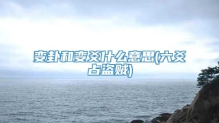 变卦和变爻什么意思(六爻占盗贼)