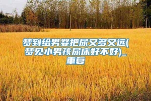 梦到给男婴把尿又多又远(梦见小男孩尿床好不好)_重复