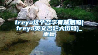 freya这个名字有禁忌吗(freya英文名烂大街吗)_重复