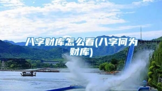 八字财库怎么看(八字何为财库)