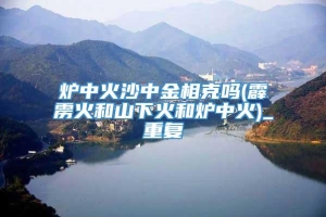 炉中火沙中金相克吗(霹雳火和山下火和炉中火)_重复