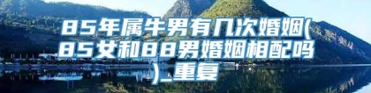 85年属牛男有几次婚姻(85女和88男婚姻相配吗)_重复