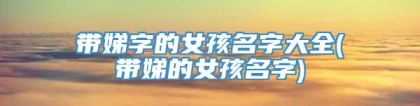 带娣字的女孩名字大全(带娣的女孩名字)