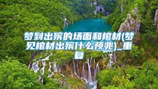 梦到出殡的场面和棺材(梦见棺材出殡什么预兆)_重复