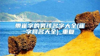 带崔字的男孩名字大全(崔字网名大全)_重复