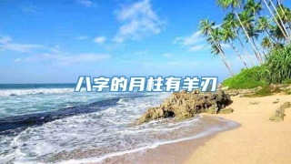 八字的月柱有羊刃