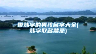 带炜字的男孩名字大全(炜字取名禁忌)