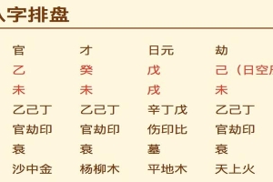 八字排盘算命(大师教你“八字排盘”)