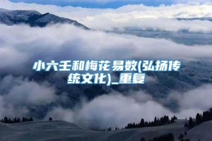 小六壬和梅花易数(弘扬传统文化)_重复