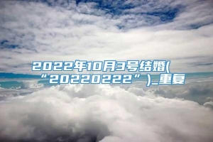 2022年10月3号结婚(“20220222”)_重复