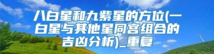 八白星和九紫星的方位(一白星与其他星同宫组合的吉凶分析)_重复