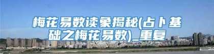 梅花易数读象揭秘(占卜基础之梅花易数)_重复