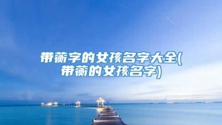 带蘅字的女孩名字大全(带蘅的女孩名字)