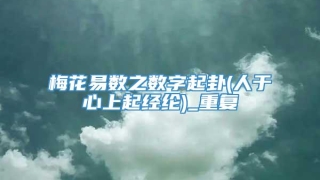 梅花易数之数字起卦(人于心上起经纶)_重复