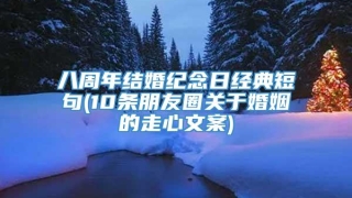 八周年结婚纪念日经典短句(10条朋友圈关于婚姻的走心文案)