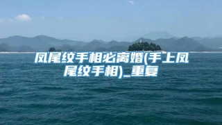 凤尾纹手相必离婚(手上凤尾纹手相)_重复